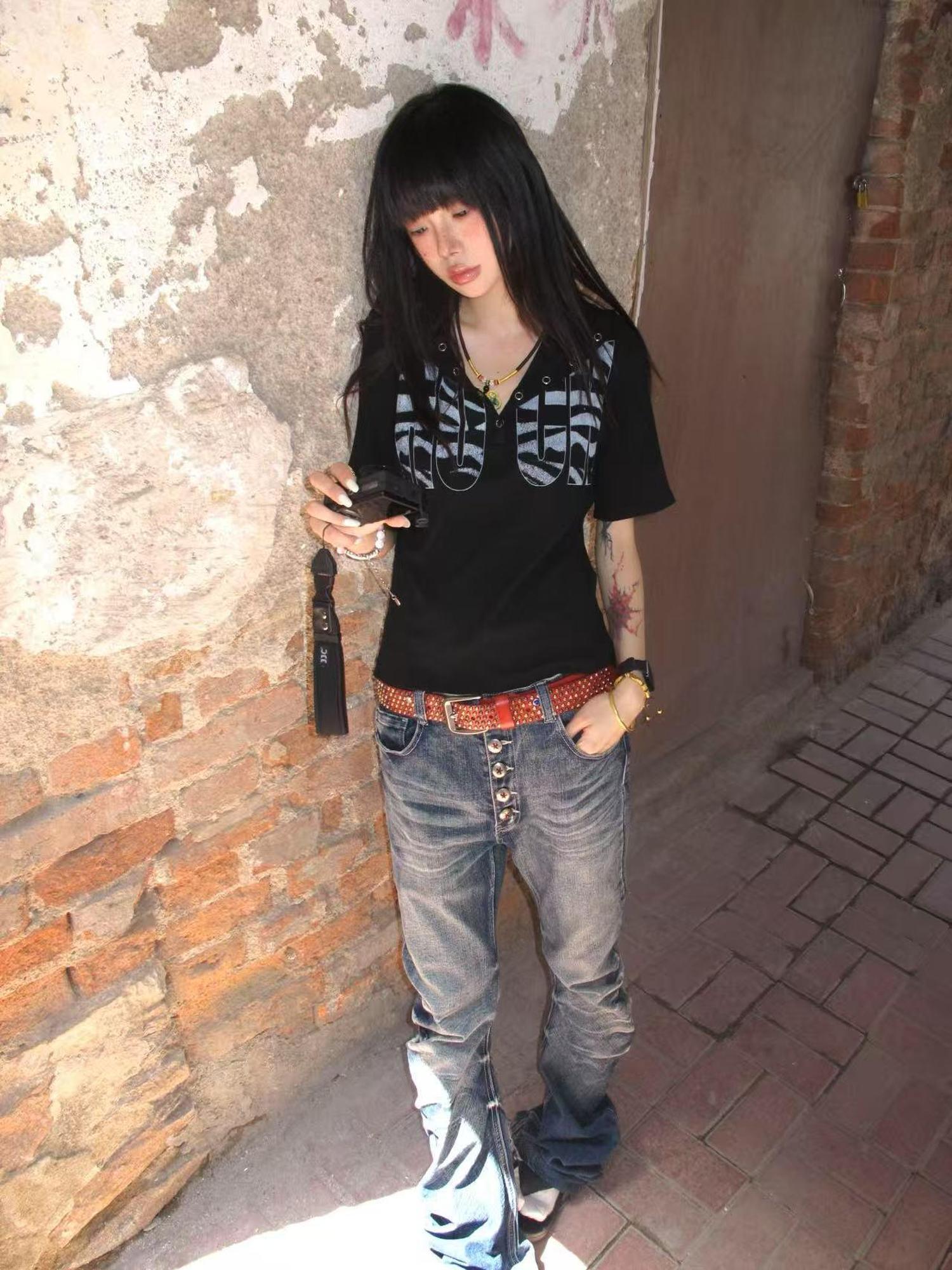 DETW online Dark Tiger Print Hooded Boxing Shirt