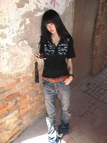 DETW online Dark Tiger Print Hooded Boxing Shirt