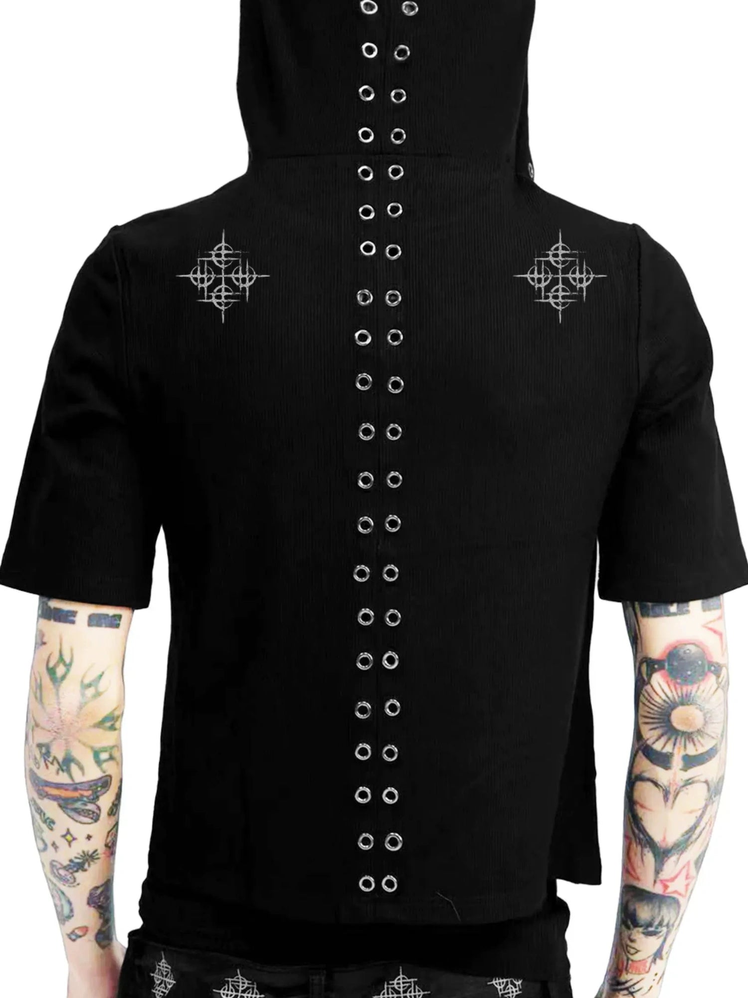 DETW online Dark Tiger Print Hooded Boxing Shirt