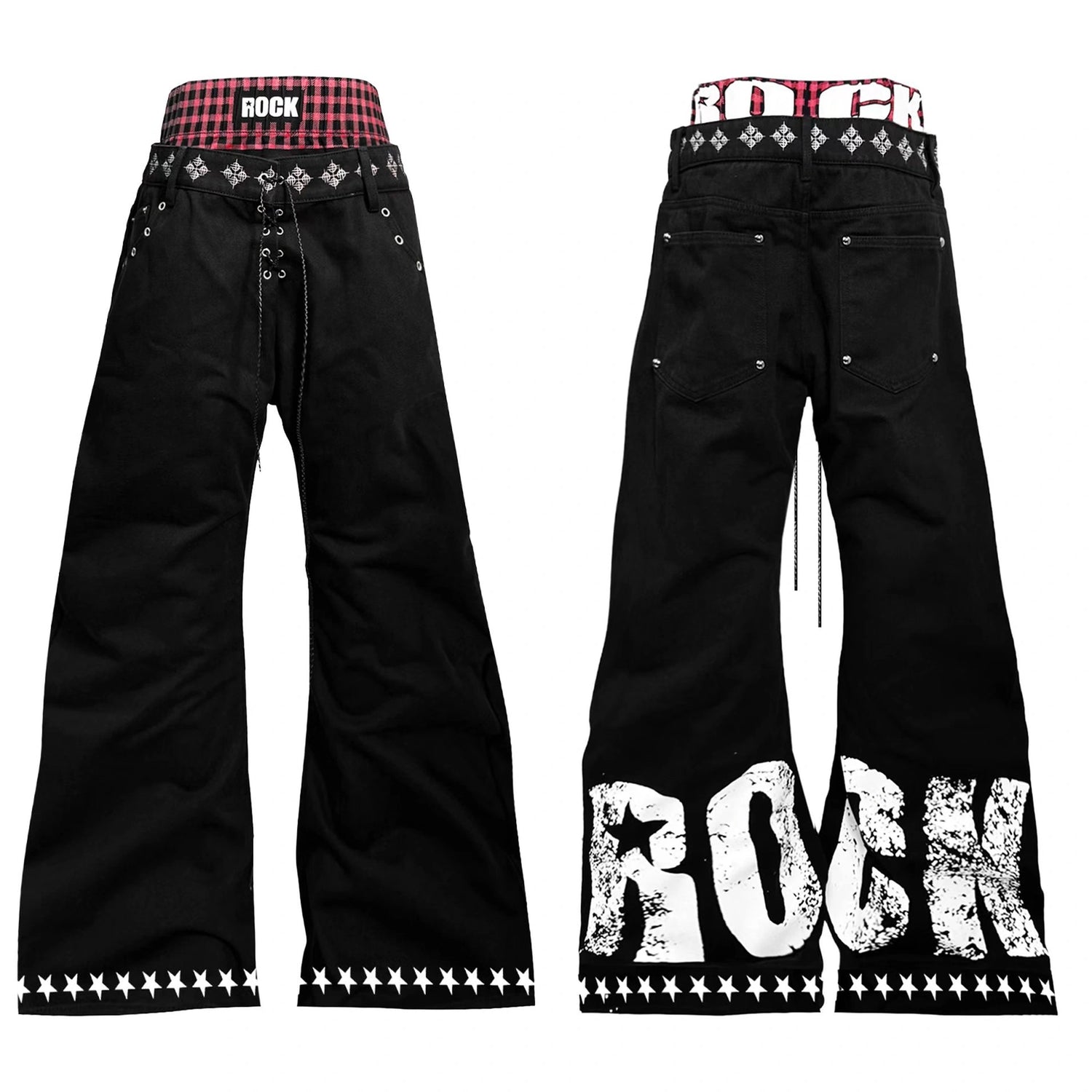 DETW_online_Double_Waist_Drawstring_Stacked_Jeans_MISSTT