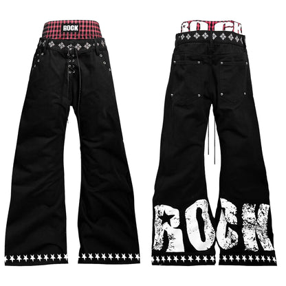 DETW_online_Double_Waist_Drawstring_Stacked_Jeans_MISSTT