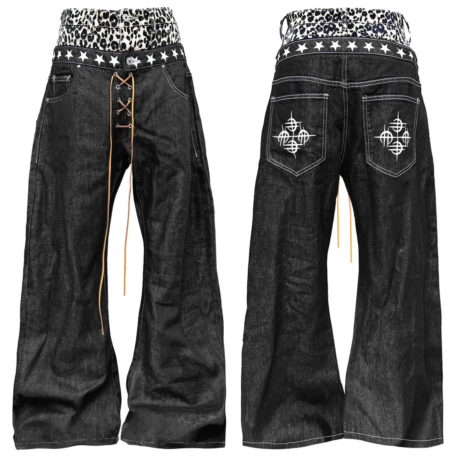 DETW_online_Double_Waist_Leopard_Print_Stacked_Jeans_MISSTT