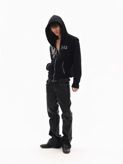 DETW online Guitar Silver Foil Dark Metallic Distressed Women&