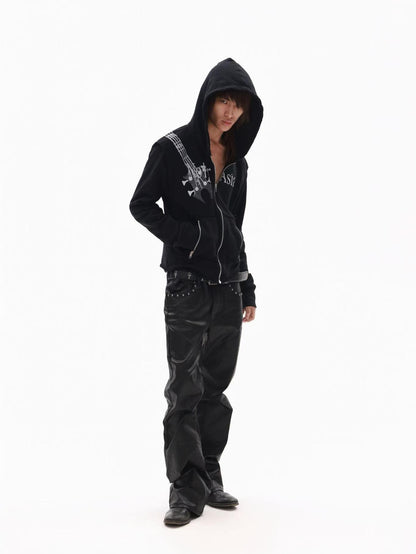 DETW online Guitar Silver Foil Dark Metallic Distressed Women&