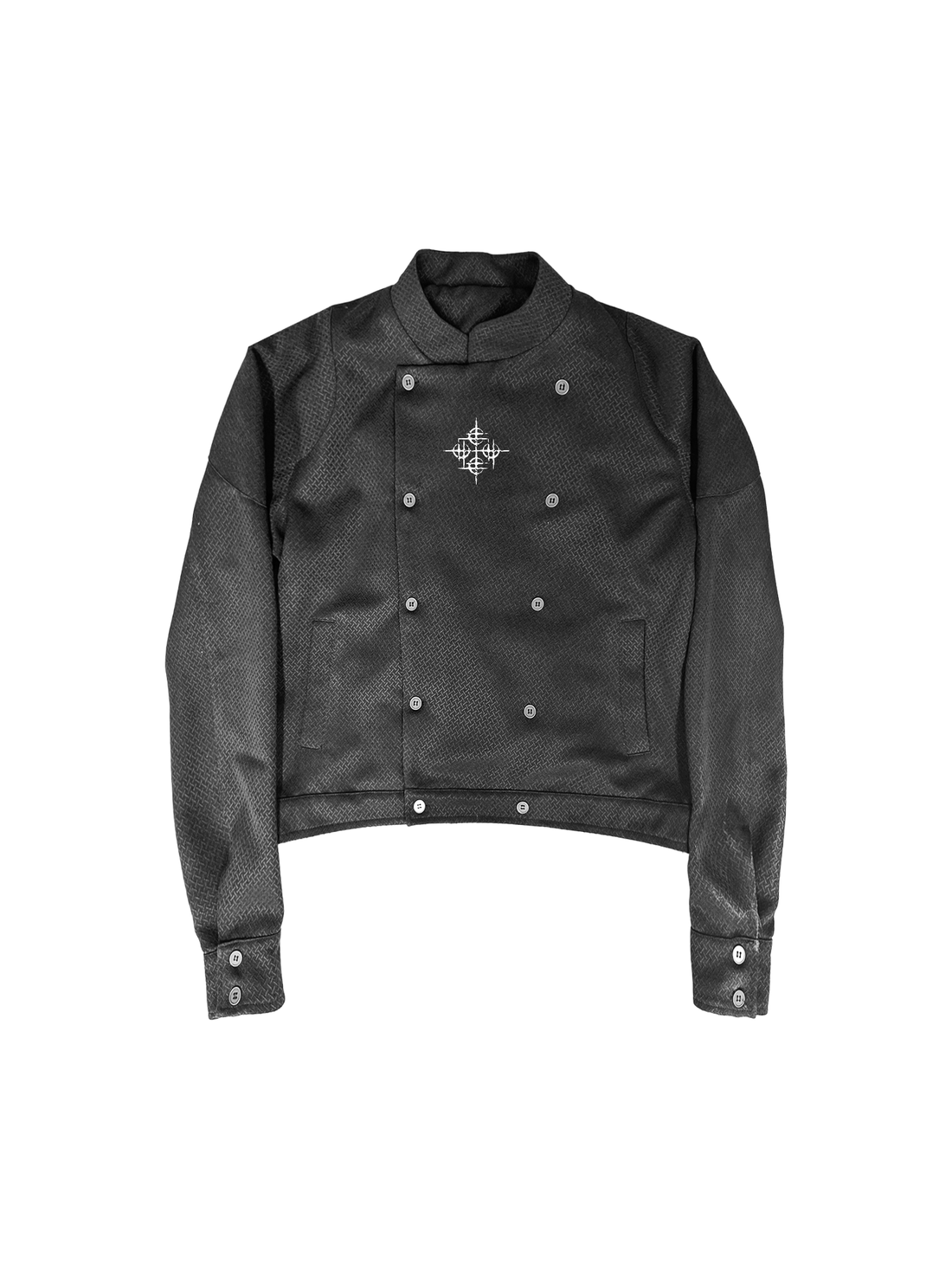 DETW online Handwoven Armor Cut Double Breasted Jacket