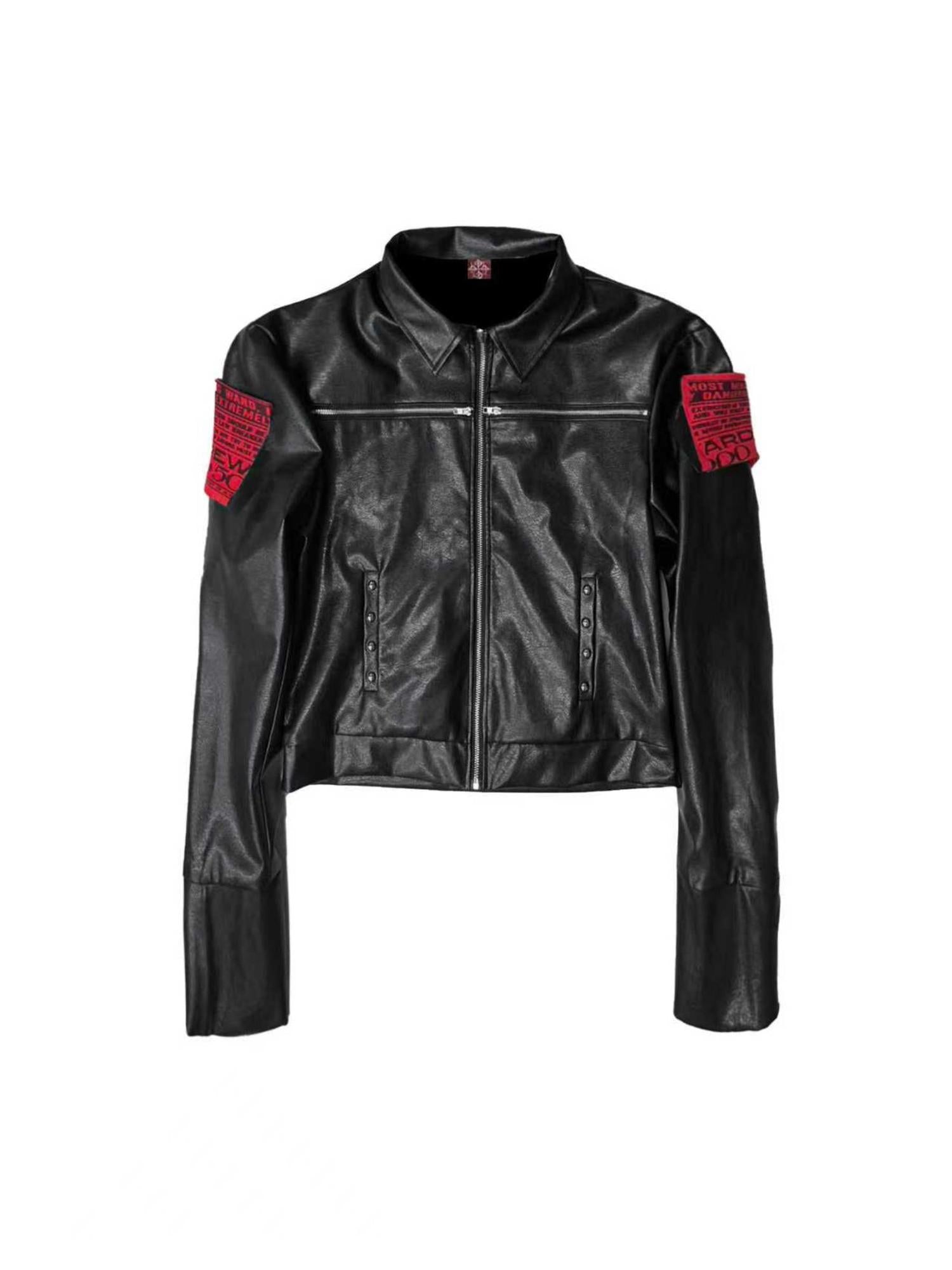 DETW online Heavy Stitch Zip Up Rider Jacket