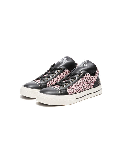 DETW online Leopard Print Studded Oversized Tongue Women&