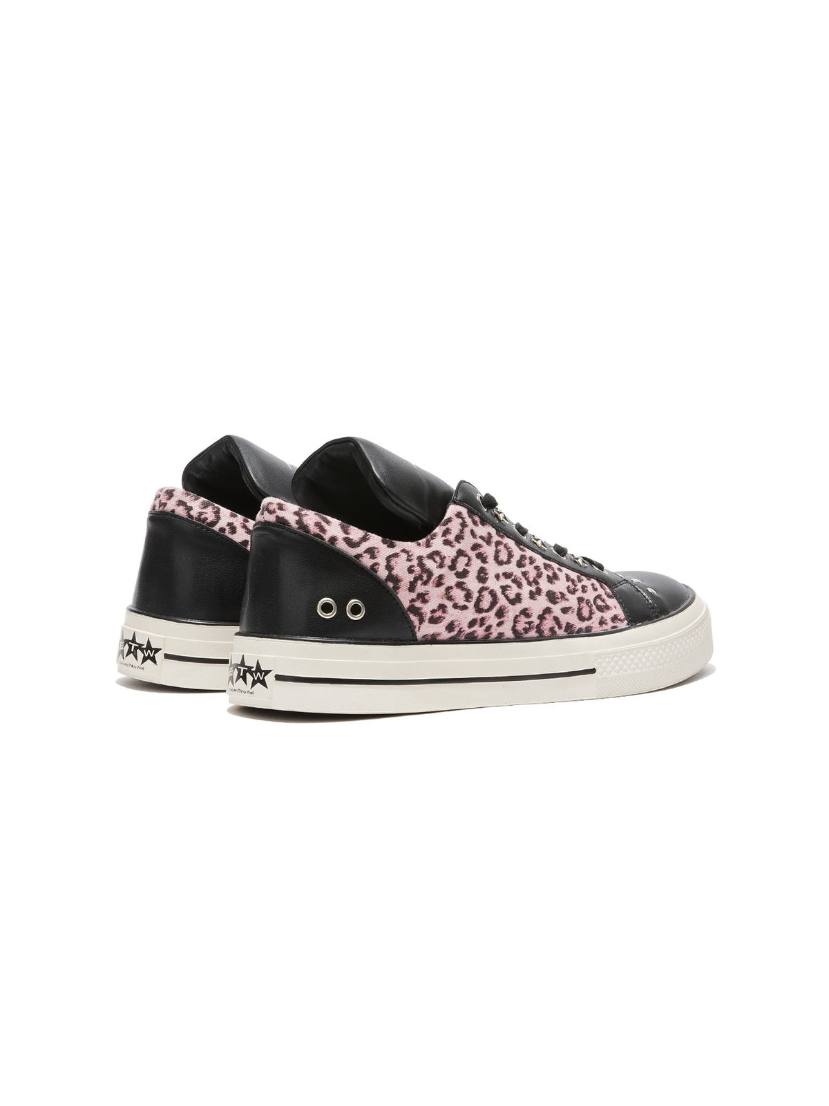 DETW online Leopard Print Studded Oversized Tongue Women&