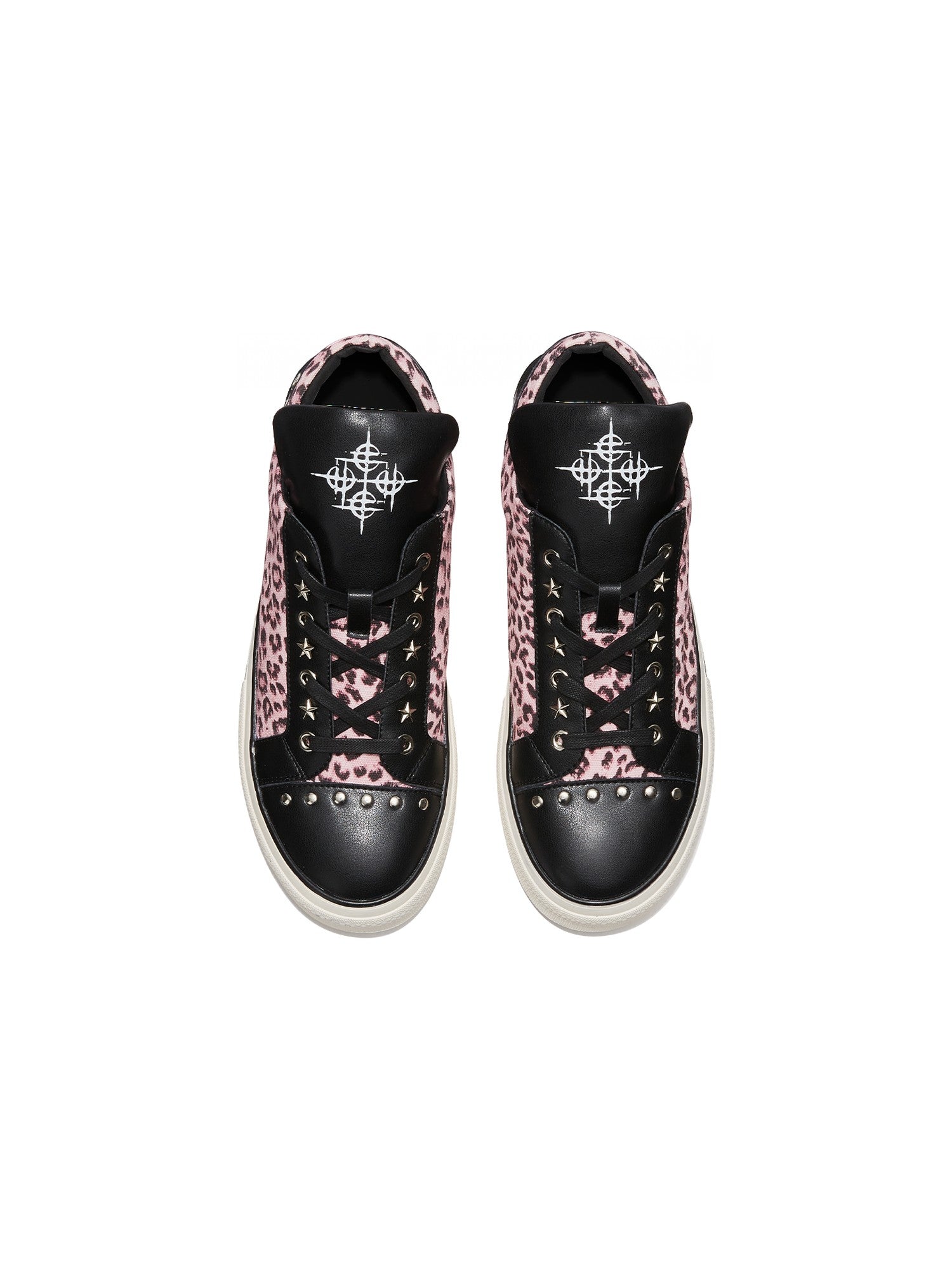 DETW online Leopard Print Studded Oversized Tongue Women&