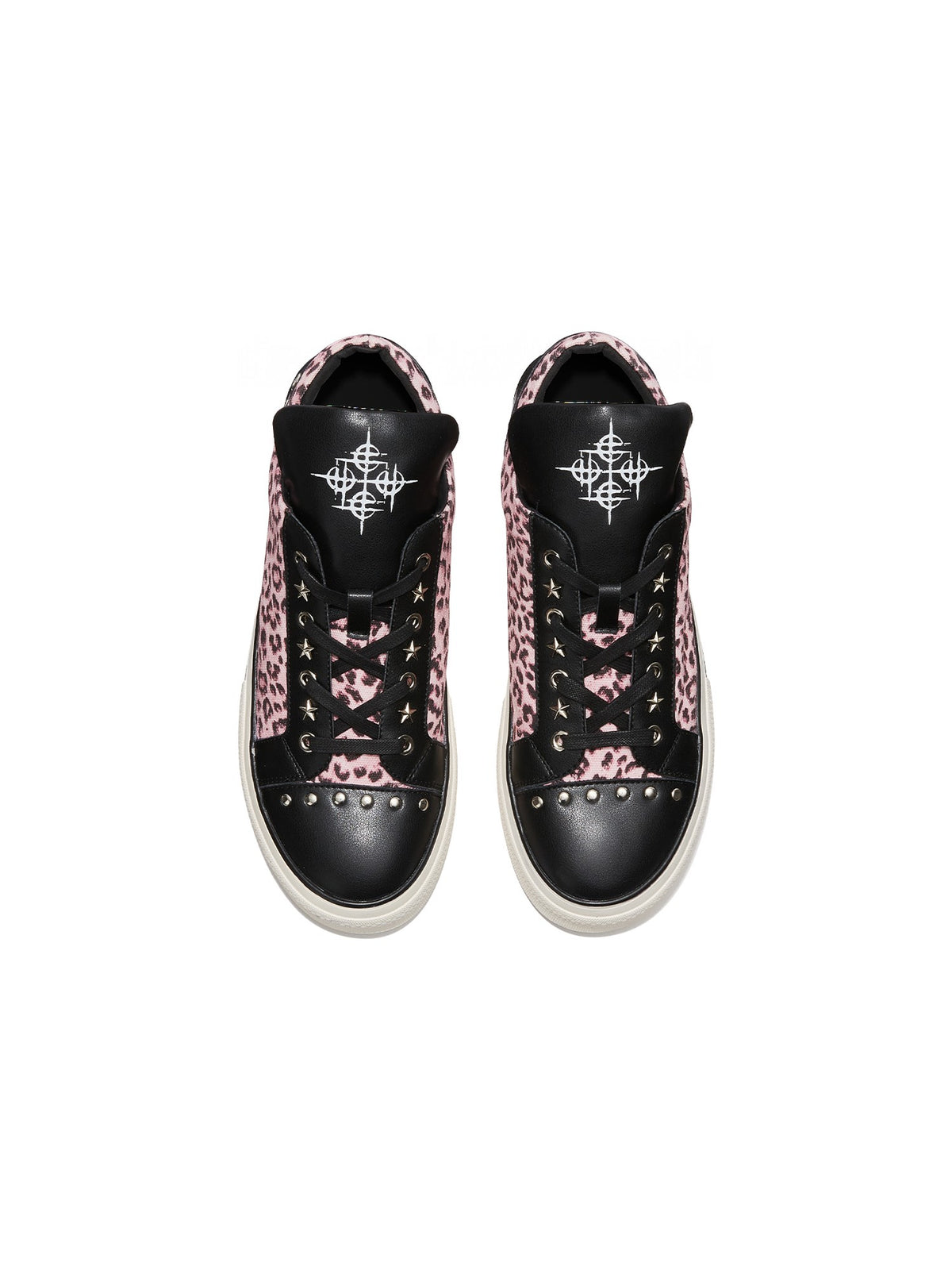 DETW online Leopard Print Studded Oversized Tongue Women&