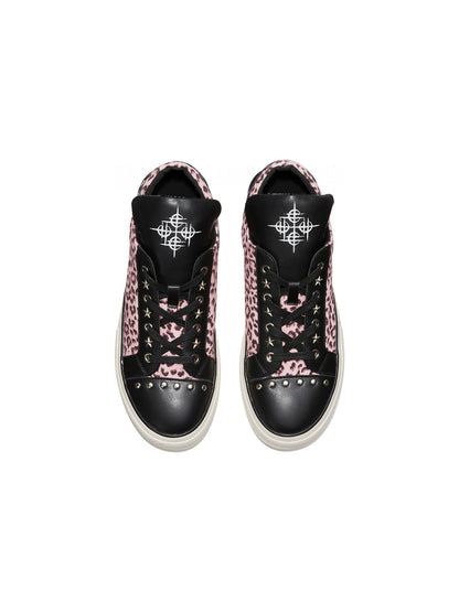 DETW online Leopard Print Studded Oversized Tongue Women&