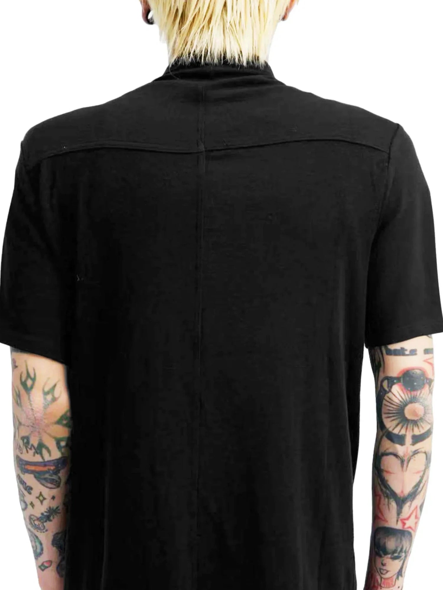 DETW online Vintage Cross Neckline Fitted Tee
