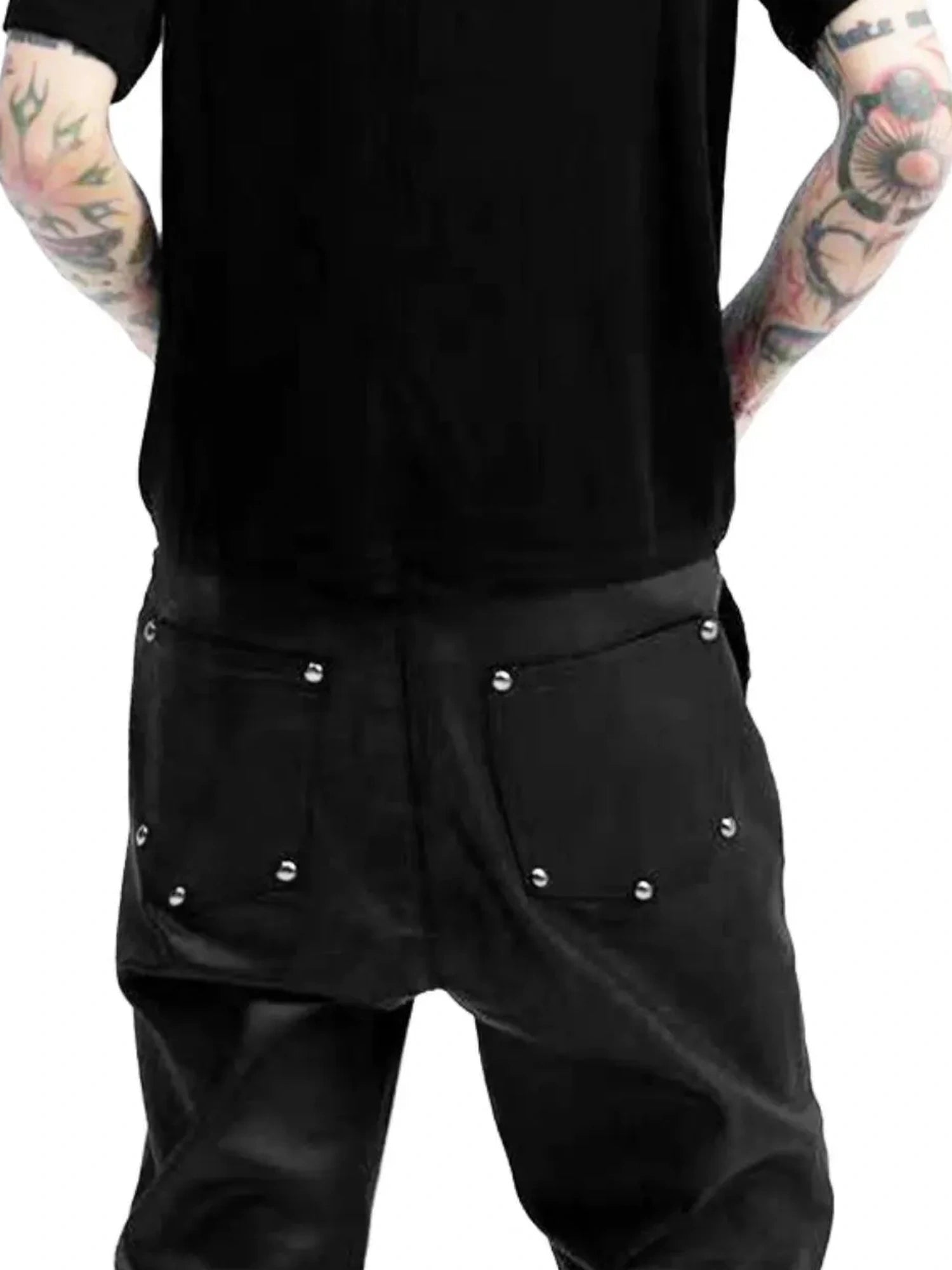 DETW online Vintage Cross Neckline Fitted Tee