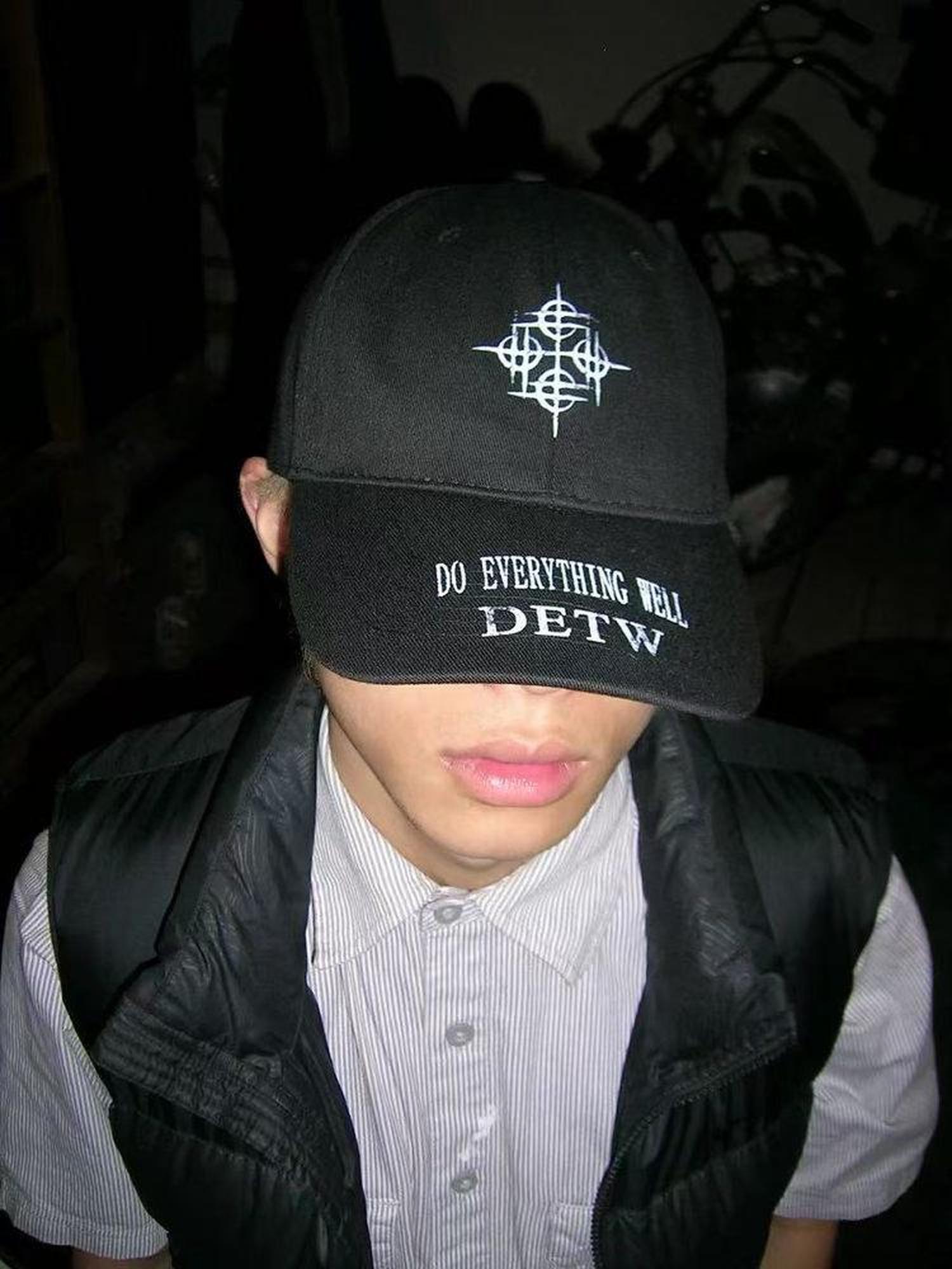 DETW online Vintage Distressed 4k Print Baseball Cap