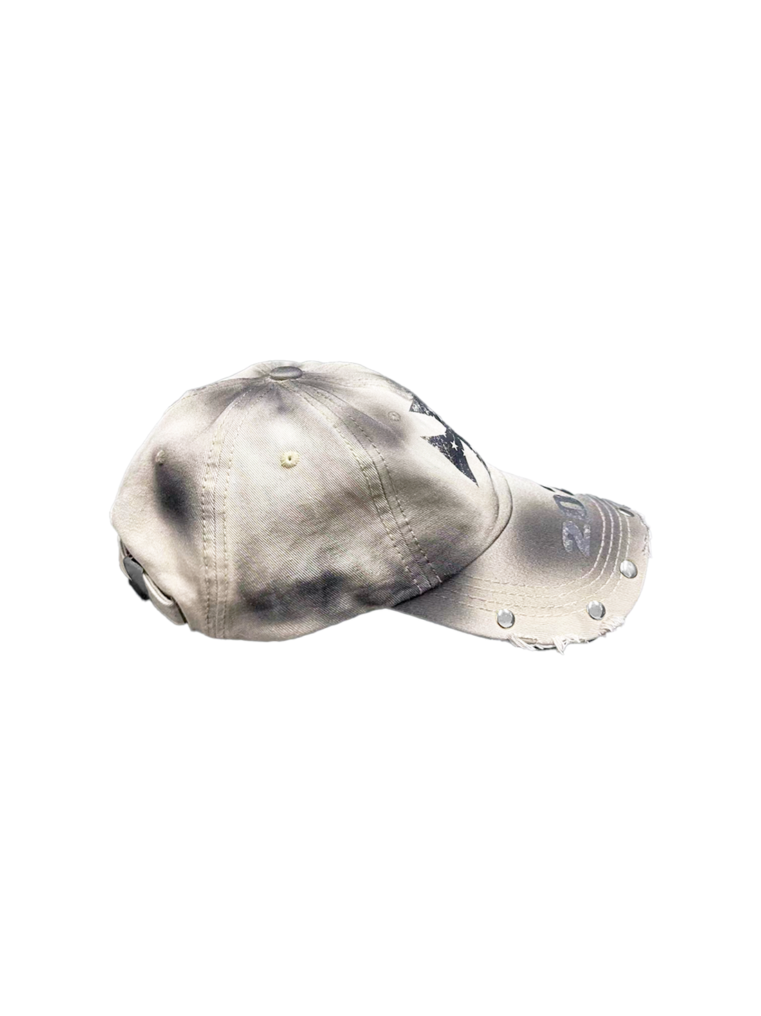 DETW online Vintage Punk Cross Studded Baseball Cap