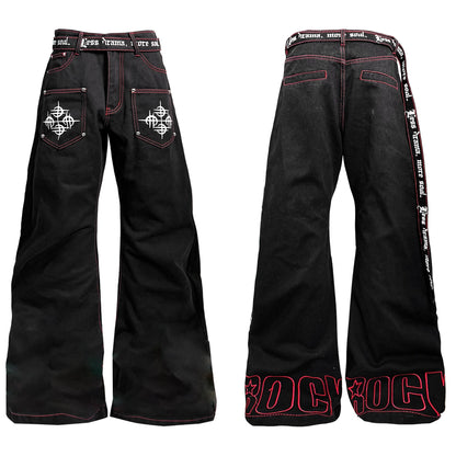 DETW online Vintage Raw Edge Stitched Slim Jeans