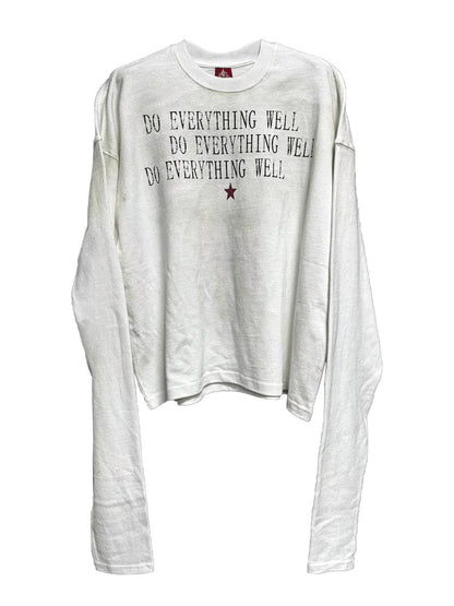DETW online Vintage Wash Boxy Tee With Embroidered Scalpel