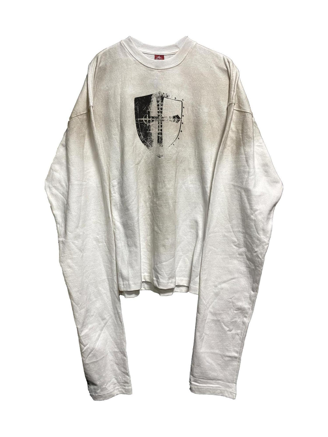 DETW online Vintage Wash Distressed Box Crop Tee