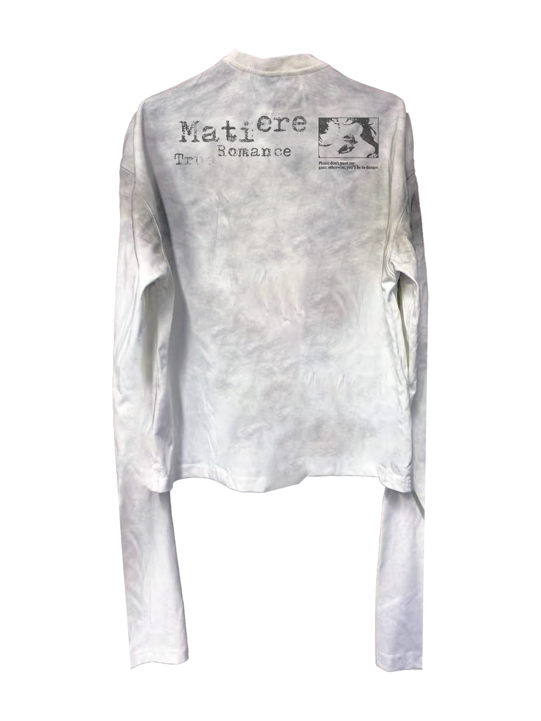 DETW online Vintage Washed Distressed Punk Print T-shirt