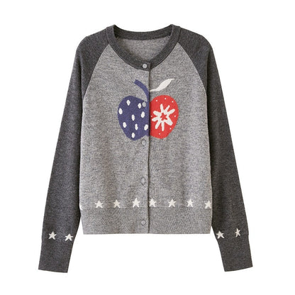 DIDDI_MODA_3d_Apple_Motif_Colorblock_Slim_Fit_Women&