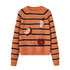 DIDDI_MODA_Apple_Embroidered_Striped_Crewneck_Loose_Women&