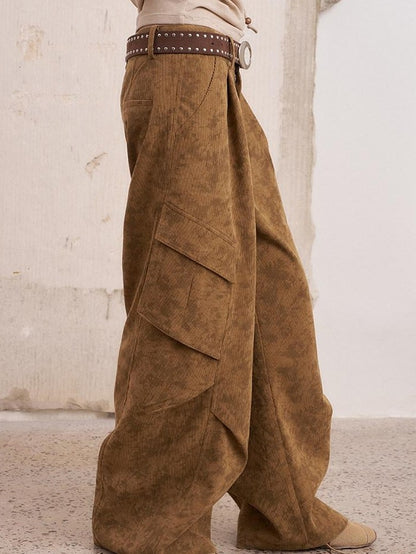 DIDDI MODA Bead Embroidered Jacket Wide Leg Pants Loose Fit Women&