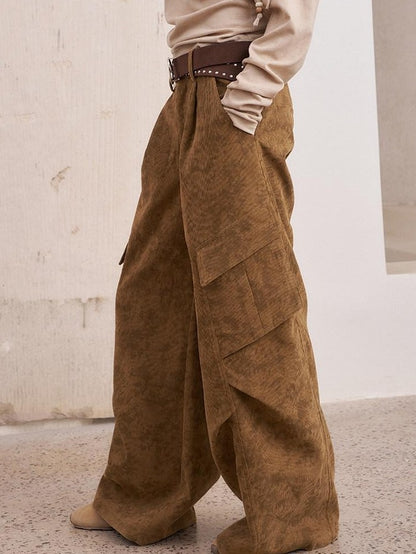 DIDDI MODA Bead Embroidered Jacket Wide Leg Pants Loose Fit Women&