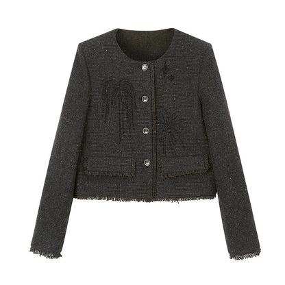DIDDI_MODA_Beaded_Embroidered_Firework_Motif_Tweed_Women&