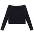 DIDDI_MODA_Black_One_Shoulder_Tie_Knit_Fitted_Women&