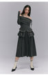 DIDDI_MODA_Black_One_Shoulder_Tie_Knit_Fitted_Women&