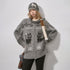 DIDDI_MODA_Boucle_Cat_Embroidered_Zipper_Slouchy_Women&