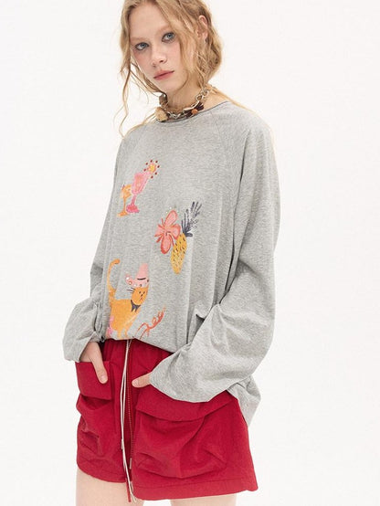 DIDDI MODA Bow Floral Applique Embroidery Print Women&