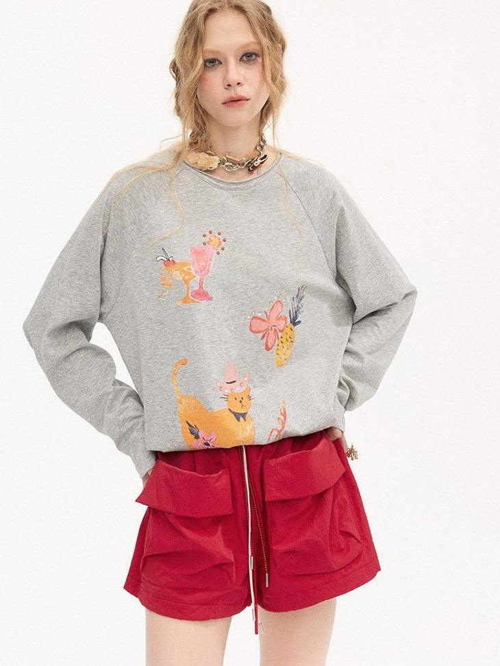DIDDI MODA Bow Floral Applique Embroidery Print Women&