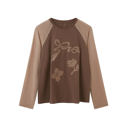 DIDDI_MODA_Bow_Floral_Faux_Cross_Stitch_Patchwork_Women&