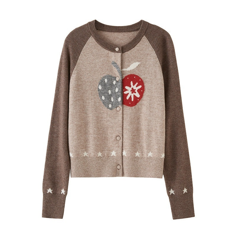DIDDI_MODA_Bow_Print_Pullover_Loose_Fit_Women&