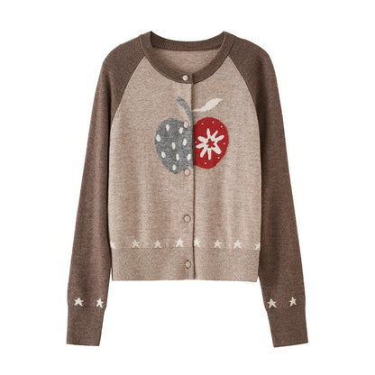DIDDI_MODA_Bow_Print_Pullover_Loose_Fit_Women&