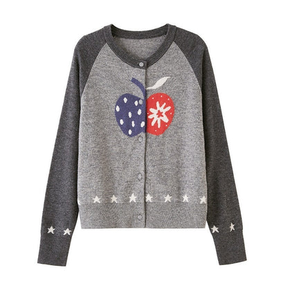 DIDDI_MODA_Bow_Print_Pullover_Loose_Fit_Women&