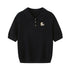 DIDDI_MODA_Braided_Pony_Embroidered_Polo_Collar_Women&