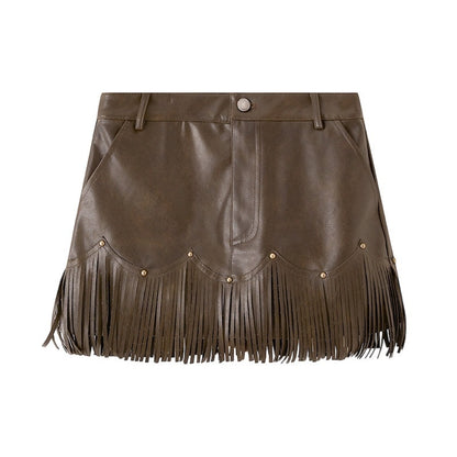 DIDDI_MODA_Brown_Fringe_Distressed_Princess_Hline_Women&