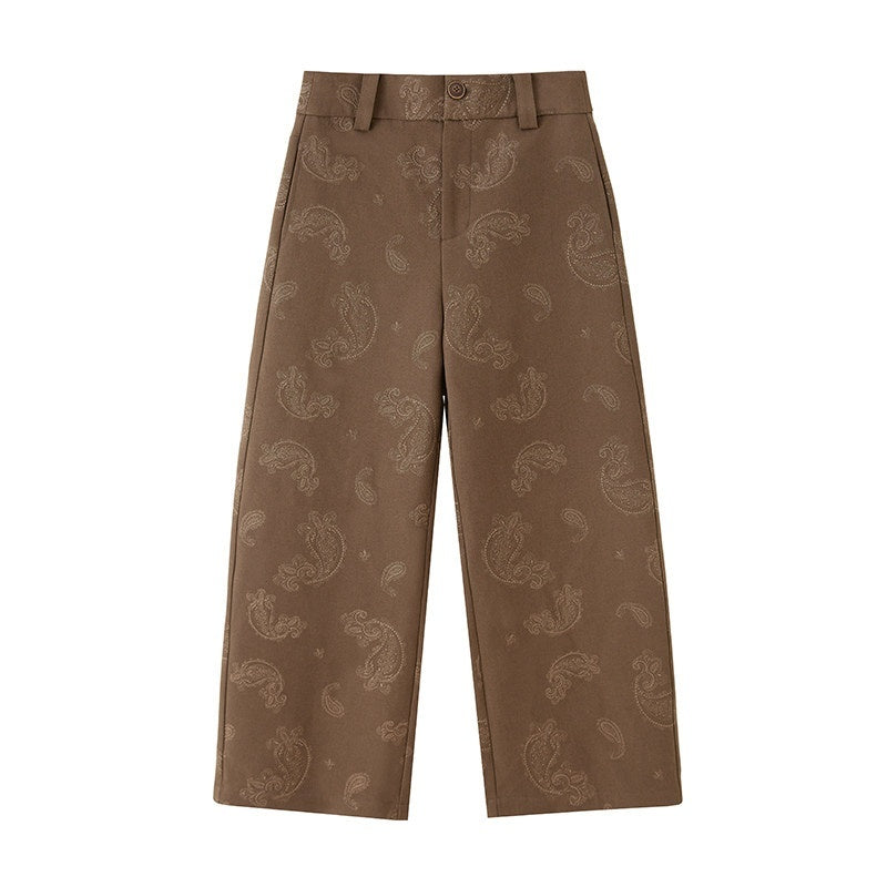 DIDDI_MODA_Brown_Green_Vintage_Paisley_Embroidered_Women&