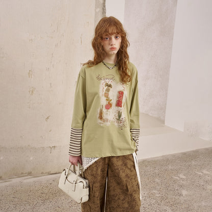 DIDDI_MODA_Brushstroke_Stripe_Patchwork_Women&