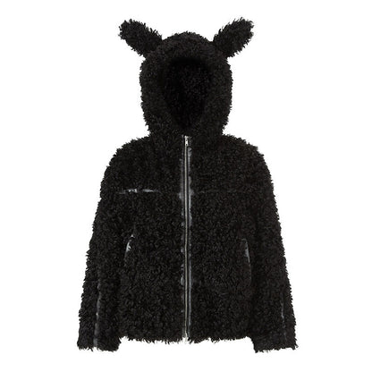 DIDDI_MODA_Bunny_Ear_Spliced_Stripe_Hooded_Layered_Bell_Sleeve_Women&