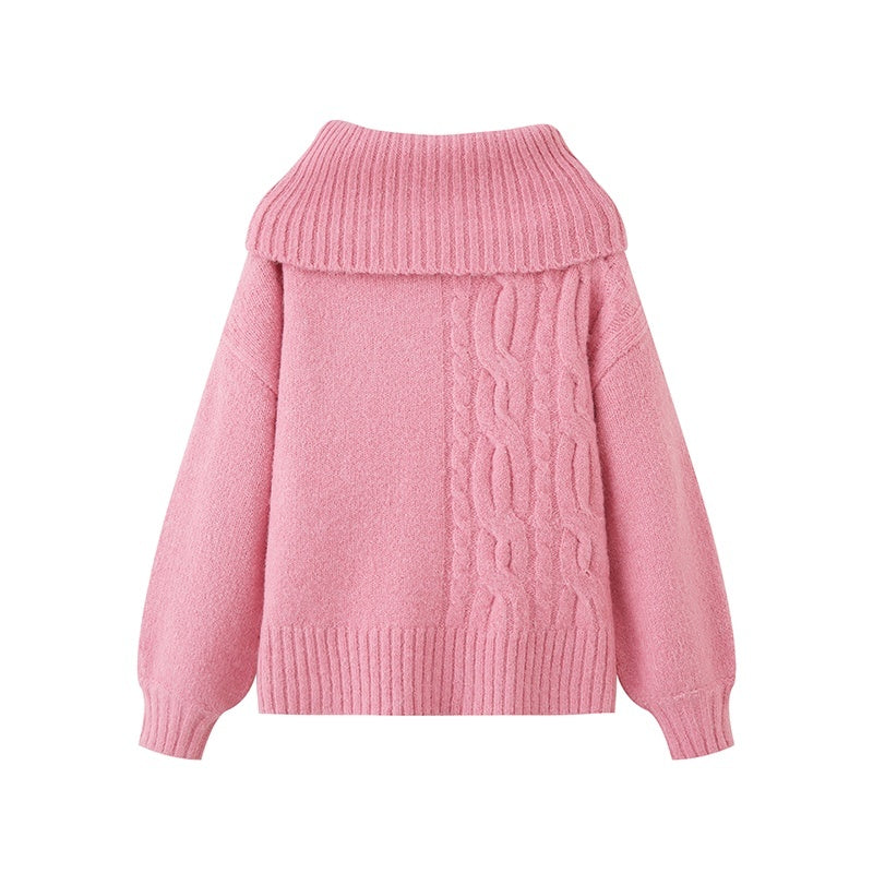 DIDDI_MODA_Cable_Knit_Bardot_Relaxed_Fit_Women&