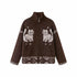 DIDDI_MODA_Cartoon_Cat_Star_Jacquard_Zip_Loose_Knit_Women&