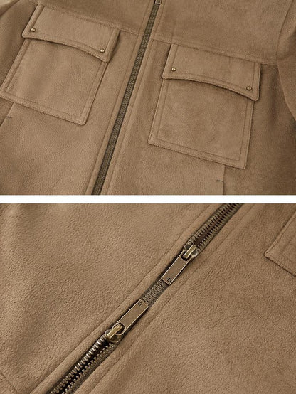 DIDDI MODA Chestnut Cropped Structured Cut Slim Fit Women&