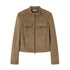 DIDDI_MODA_Chestnut_Knit_Jacket_And_Khaki_Skirt_Women&