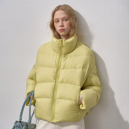 DIDDI_MODA_Cloudlike_Ribbed_Quilting_Stand_Collar_Women&
