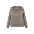 DIDDI_MODA_Cocoa_Red_Fair_Isle_Jacquard_Hooded_Women&