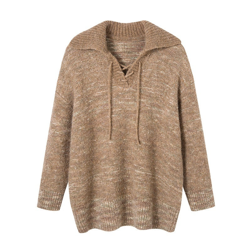 DIDDI_MODA_Collared_Knit_Colorblock_Women&