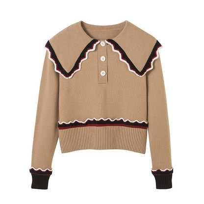 DIDDI_MODA_Collared_Knit_Colorblock_Women&